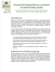 Volatility Targeting Paper